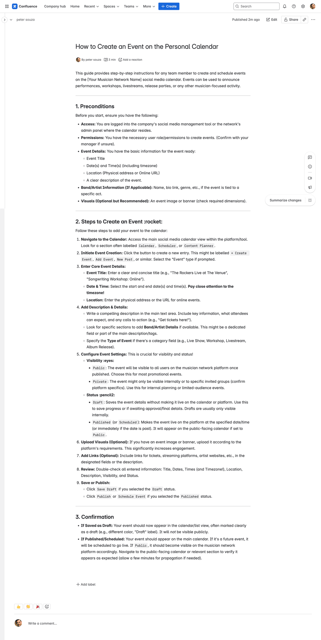User Guide Examples